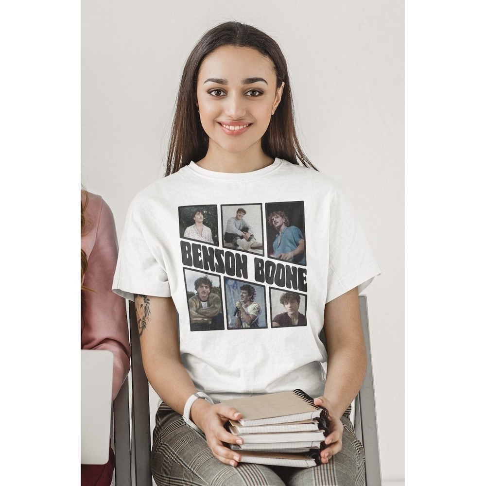Tshirt Benson Boone Tour Fireworks And Rollerblades Graphic Tee
